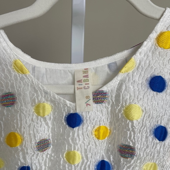 TIA CIBANI KIDS
Adelia Pinafore, Marine Mix size 7/8 - Picture 2 of 6